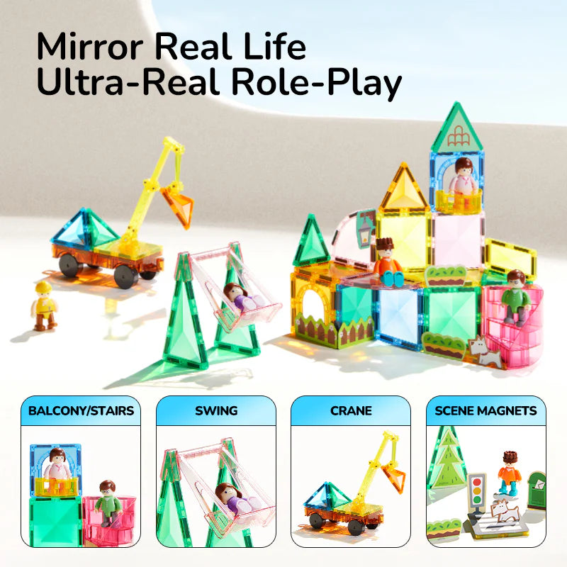 Mideer Interaktyvus magnetinis konstruktorius - Profesijų herojai