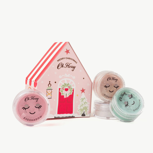Oh Flossy Christmas House natūralūs akių šešėliai