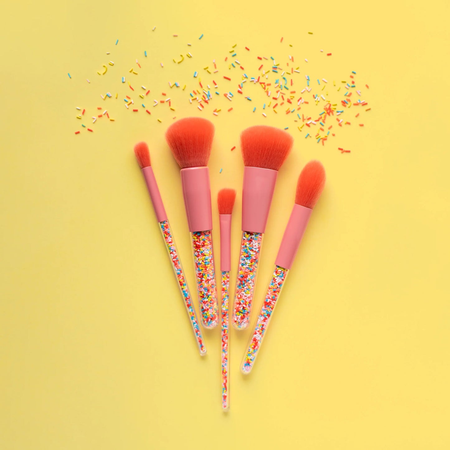 Oh Flossy Sprinkle Makiažo šepetėlių rinkinys