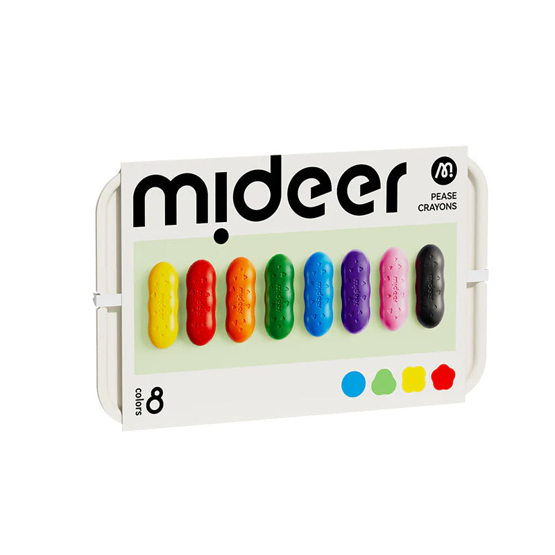 Mideer Bičių vaško kreidelės pupelės - 8 spalvos