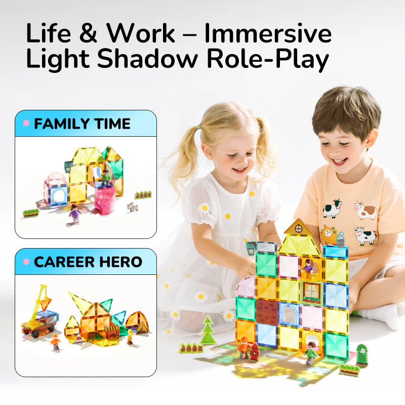 Mideer Interaktyvus magnetinis konstruktorius - Profesijų herojai