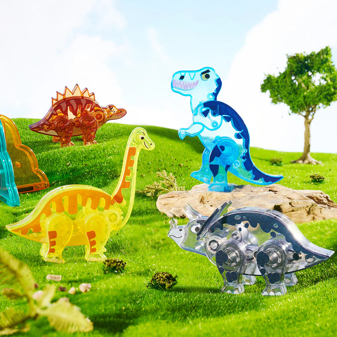 Magnetinis konstruktorius -  Dinozaurai - 48 dalių