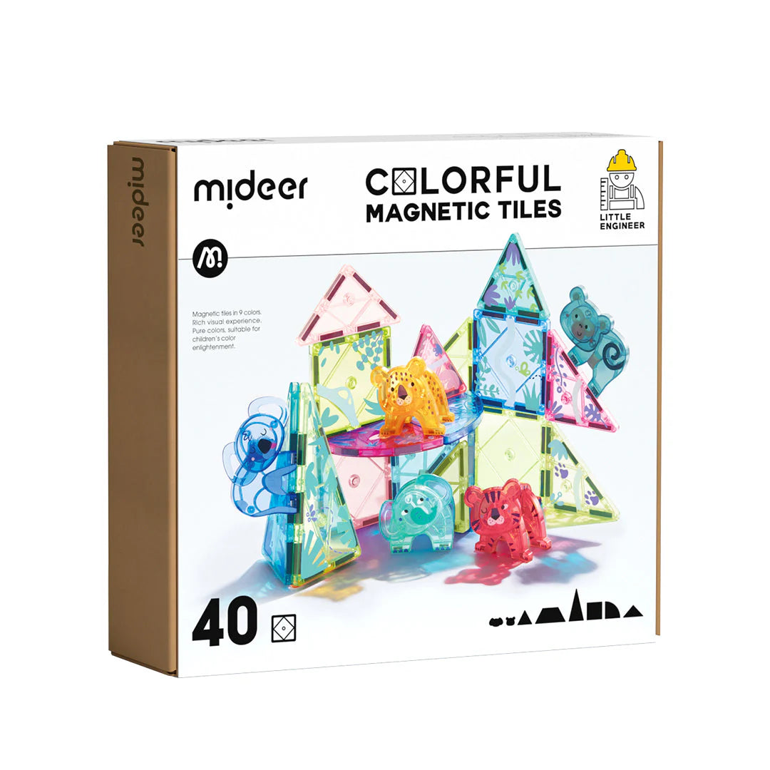 Mideer Magnetinis konstruktorius -  Džiunglės - 40 dalių