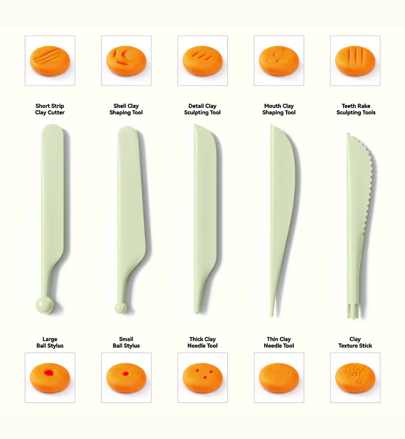 Mideer Orinio molio rinkinys, 24  spalvos