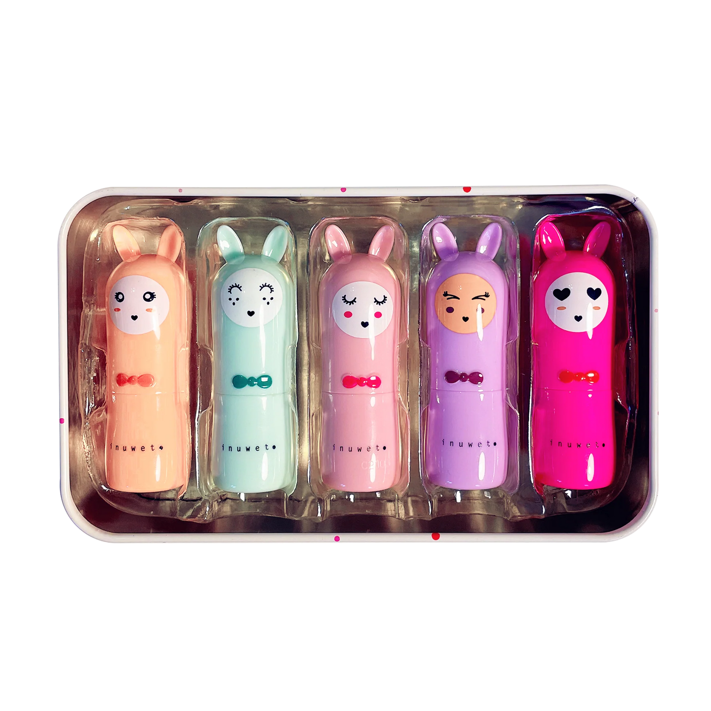 RAINBOW DELUX BOX – 5 lūpų balzamų rinkinys