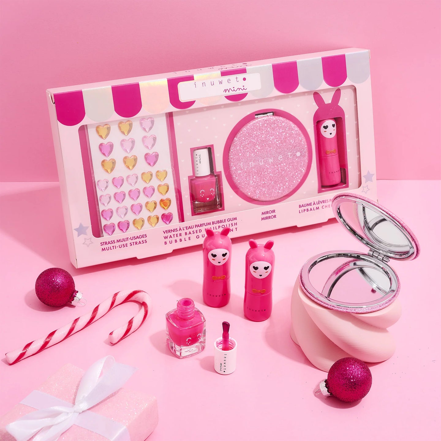 Rožinis Glitter rinkinys – Vyšnia ir Braškė